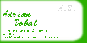 adrian dobal business card